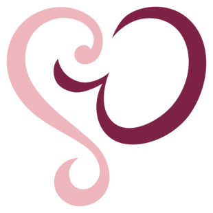 Herz-Logo mit Initialen S und W